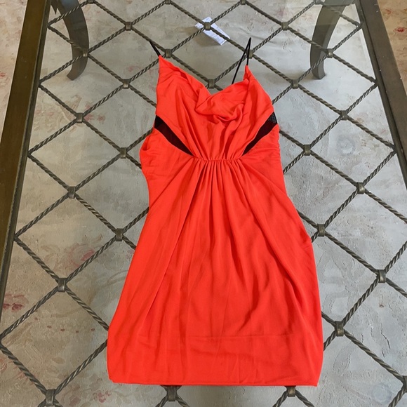 Cut 25 orange sexy dress. Brand new - Picture 2 of 7